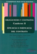 Portada del libro Obligaciones y Contratos. Eficacia e ineficacia del contrato. Cuaderno II.