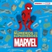 Portada del libro Los números con los superhéroes Marvel (Aprendo con Marvel)