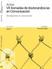 Portada del libro Actas VII Xornadas de doutorandos/as en Comunicación. Investigacións en Comunicación.