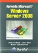 Portada del libro Aprenda Microsoft Windows Server 2008