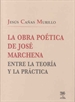 Portada del libro La obra poética de José Marchena entre la teoría y la práctica