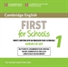 Portada del libro Cambridge first schools updated 1 cd 14