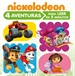 Portada del libro 4 aventuras Nickelodeon para leer en 5 minutos