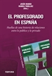 Portada del libro El profesorado en España