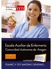Portada del libro Cuerpo auxiliar. Escala auxiliar de enfermería  Comunidad Autónoma de Aragón. Temario y Test Materias Generales