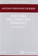Portada del libro Historia del derecho romano