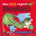 Portada del libro Llibre puzle magnètic Dinosaures