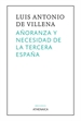 Portada del libro Añoranza y necesidad de la Tercera España