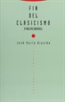 Portada del libro Fin del clasicismo