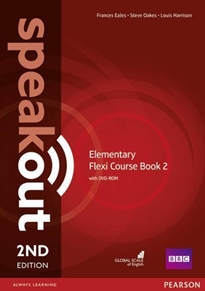 Portada del libro Speakout Elementary 2nd Edtion Flexi Coursebook 2 Pack