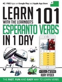 Portada del libro Learn 101 Esperanto Verbs In 1 Day