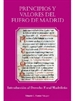 Portada del libro Principios y valores del Fuero de Madrid