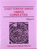 Portada del libro Obres completes de Josep Torras i Bages, Volum V