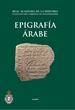 Portada del libro Epigrafía Árabe