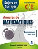 Portada del libro Annales de Mathématiques, Baccalauréat C et E, Cameroun, 2009 - 2019