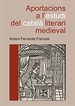 Portada del libro Aportacions a l'estudi del català literari medieval.