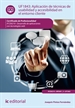 Portada del libro Aplicación de técnicas de usabilidad y accesibilidad en el entorno cliente. IFCD0210 - Desarrollo de aplicaciones con tecnologías web