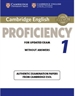 Portada del libro Cambridge English Proficiency 1 for Updated Exam Student's Book without Answers