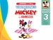 Portada del libro Vacaciones con Mickey y sus amigos. Empiezo infantil (3 años) (Disney. Cuaderno de vacaciones)