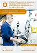 Portada del libro Preparación de máquinas, equipos y herramientas en operaciones de mecanizado por corte y conformado. FMEH0209 - Mecanizado por corte y conformado