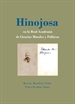Portada del libro Hinojosa en la Real Academia de Ciencias Morales y Políticas