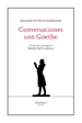 Portada del libro Conversaciones con Goethe