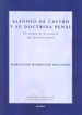 Portada del libro Alfonso de Castro y su doctrina penal
