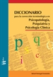 Portada del libro Diccionario para la corrección terminológica en psicopatología, psiquiatría y psicología clínica