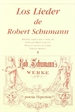 Portada del libro Los Lieder de Robert Schumann I