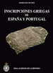 Portada del libro Inscripciones griegas de España y Portugal