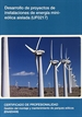 Portada del libro Desarrollo de proyectos de instalaciones de energía mini-eólica aislada (UF0217)