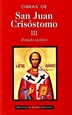 Portada del libro Obras de San Juan Crisóstomo. III: Tratados ascéticos