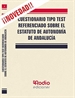 Portada del libro Cuestionario tipo test referenciado sobre el Estatuto de Autonomía de Andalucía