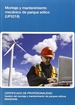 Portada del libro Montaje y mantenimiento mecánico de parque eólico (UF0218)