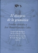 Portada del libro El discurso de la gramática. Estudios ofrecidos a José Manuel González Calvo