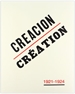 Portada del libro Creación/Création: 1921-1924
