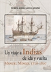 Portada del libro Un viaje a indias de ida y vuelta. Manuel Mingo 1726-1807