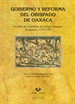 Portada del libro Gobierno y reforma del obispado de Oaxaca