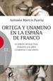Portada del libro Ortega y Unamuno en la España de Franco