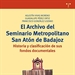 Portada del libro El Archivo del Seminario Metropolitano San Atón de Badajoz