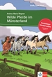 Portada del libro Wilde Pferde im Münsterland - Libro + audio descargable (Colección Stadt, Land, Fluss)