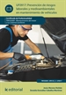 Portada del libro Prevención de riesgos laborales y medioambientales en mantenimiento de vehículos. TMVG0409 - Mantenimiento del motor y sus sistemas auxiliares